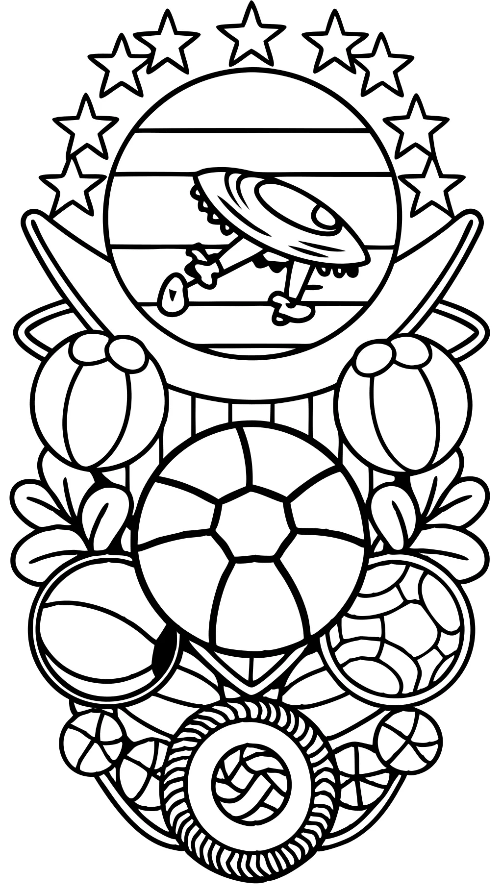 sports coloring pages for adults